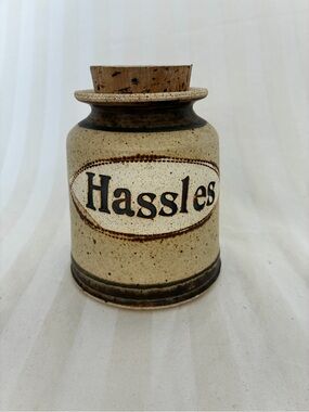 Vintage Dr. Brophy’s Word Jar Stoneware
